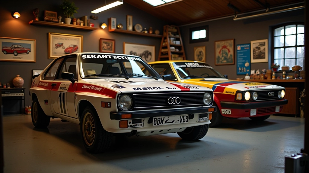 Koguja garaaz koos legendaarsete ralliautodega