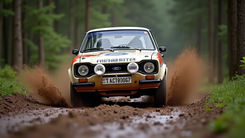 Ford Escort rally auto