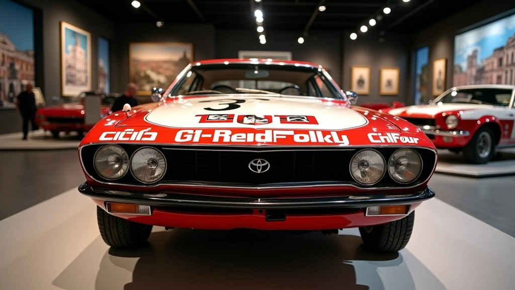 Toyota Celica GT-Four muuseum näitus, ralliajalooline eksponaat, säilitatud masin, pärand