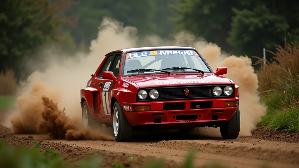 Lancia Delta rally auto